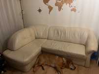 Sofa skórzana narożnik skóra 100% Swarzędz
