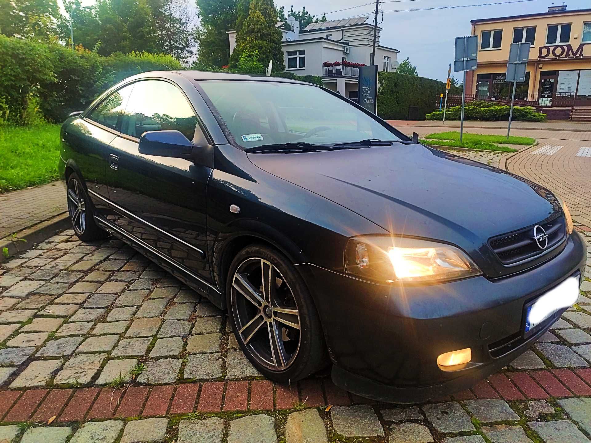 Opel Astra Coupe Bertone 1.8 16v skóry klima alu 17 lub zamienię