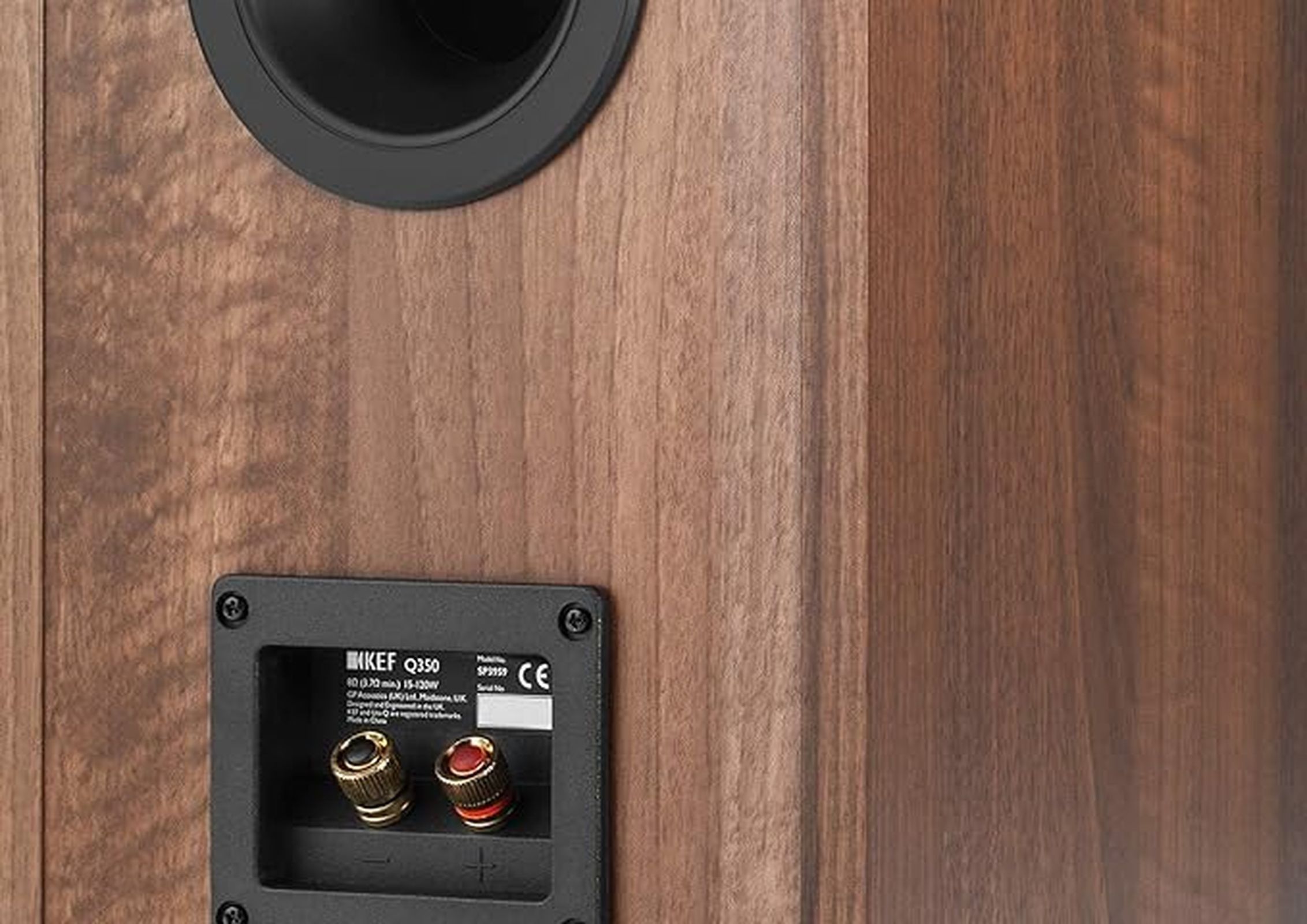 KEF Q350 Walnut Kolumny podstawkowe