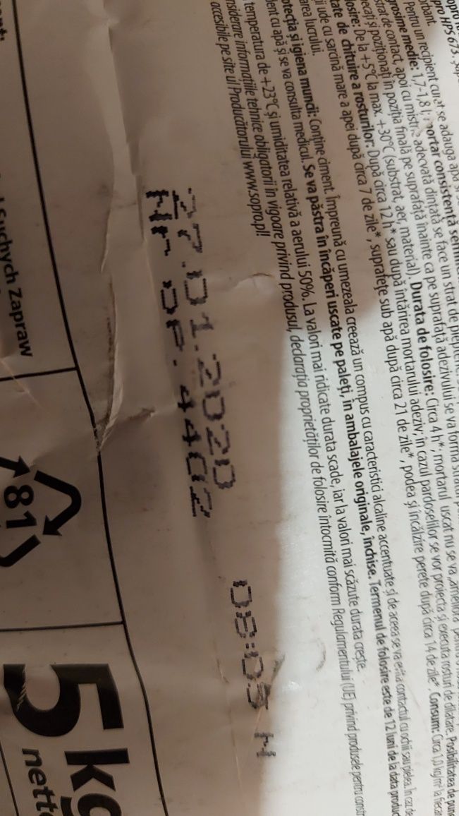 Zaprawa klejowa multifunkcyjna odkształcalna Sopro No. 1 Pro