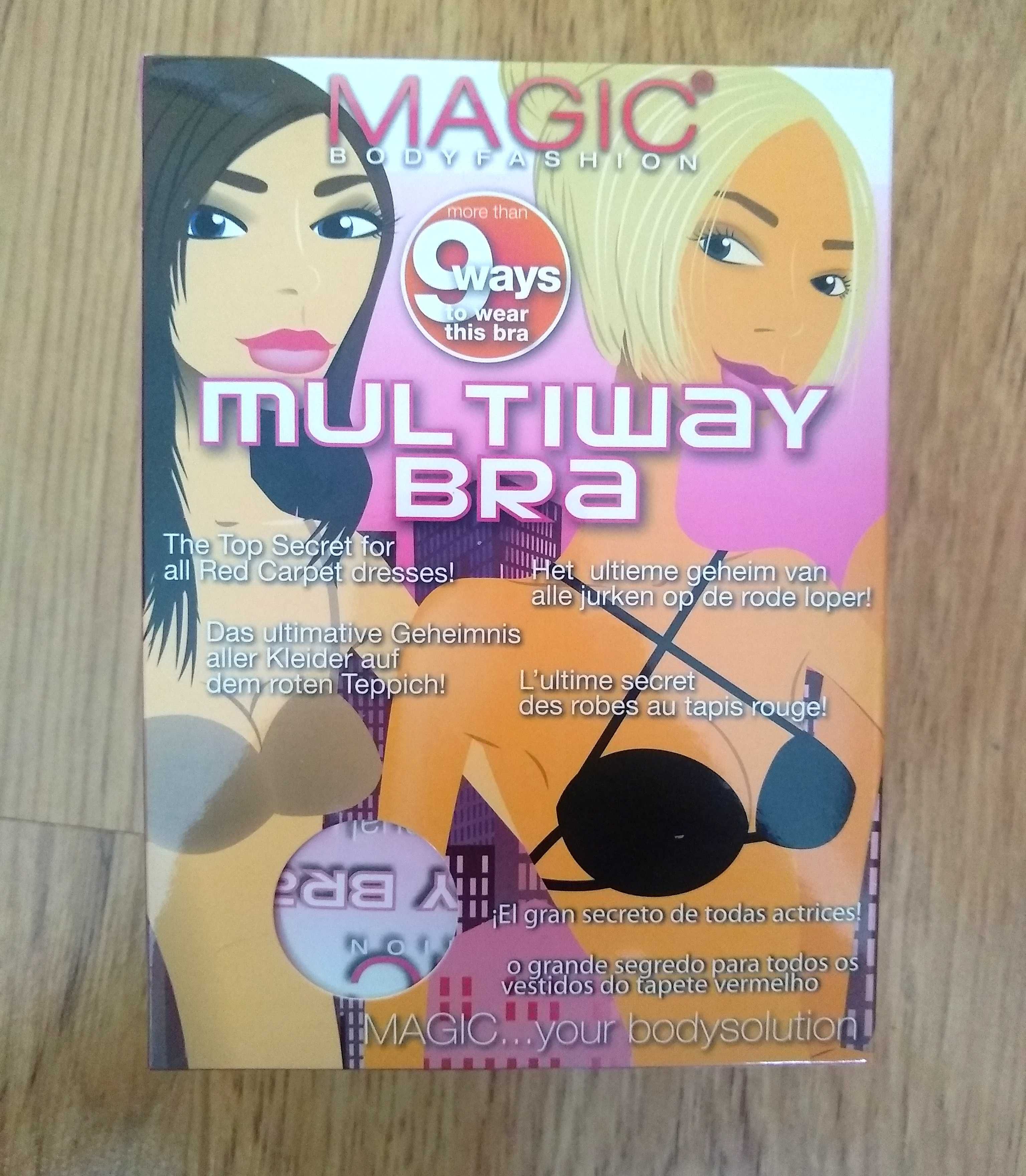 MAGIC Bodyfashion biustonosz bardotka multiway bra cielisty beżowy