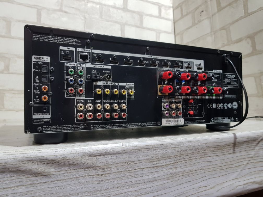 Пульт! 7.2 AV ресивер ONKYO TX-NR616, HDMI, USB, 4К, Flac,б/у