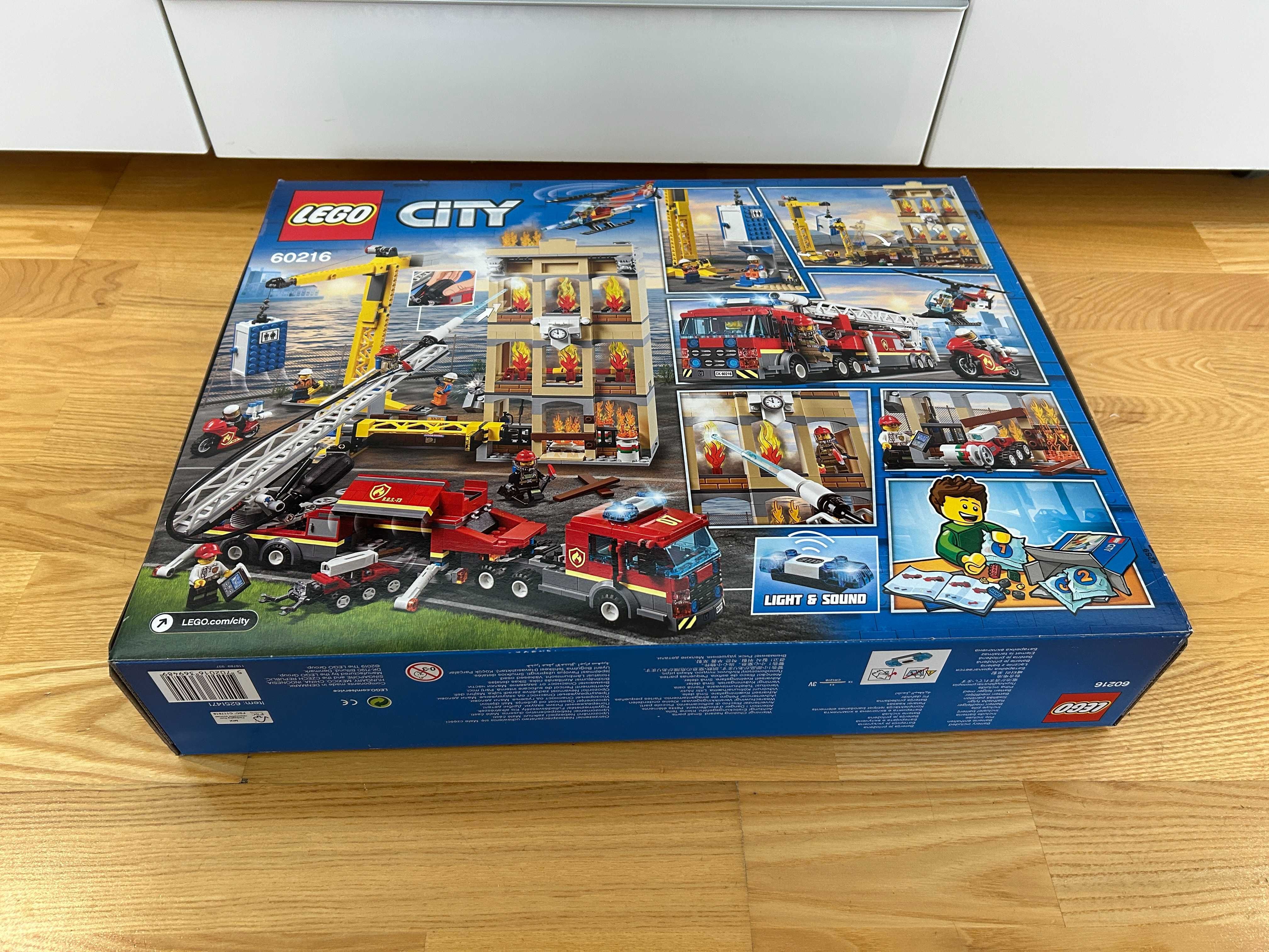 LEGO City 60216 - Straż pożarna w śródmieściu Nowe (Łączany-Oświęcim)