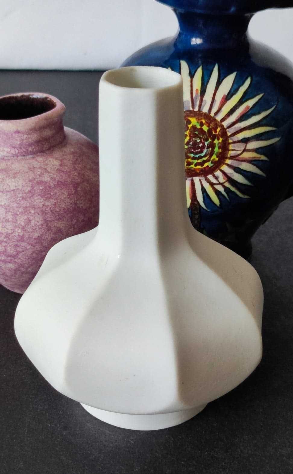 Stara porcelana modernistyczny wazon biskwit Gerold 7855 Design