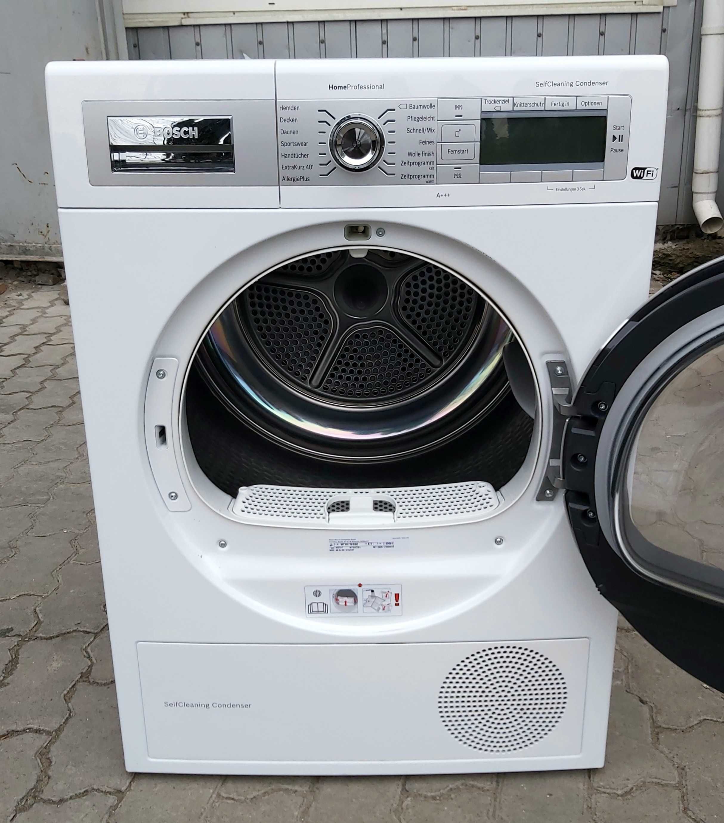 Сушильная машина с тепловым насосом Бош  Bosch WTYH7701 А+++ 9кг Wi-Fi