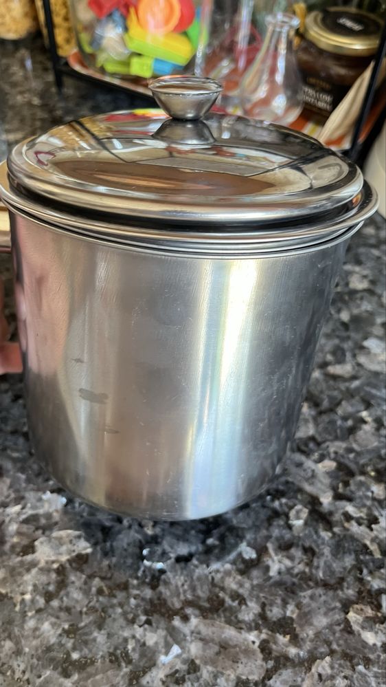 Filtro de alumínio para café ou cevada com tampa e pega