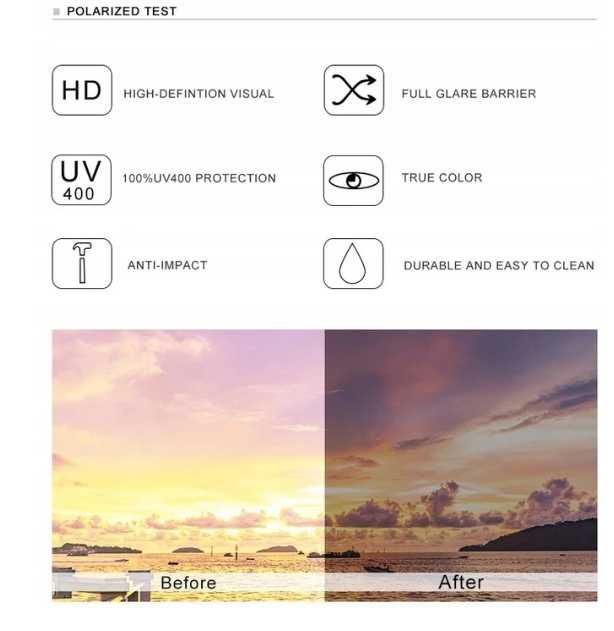 Okulary KingSeven UV400 Black Green