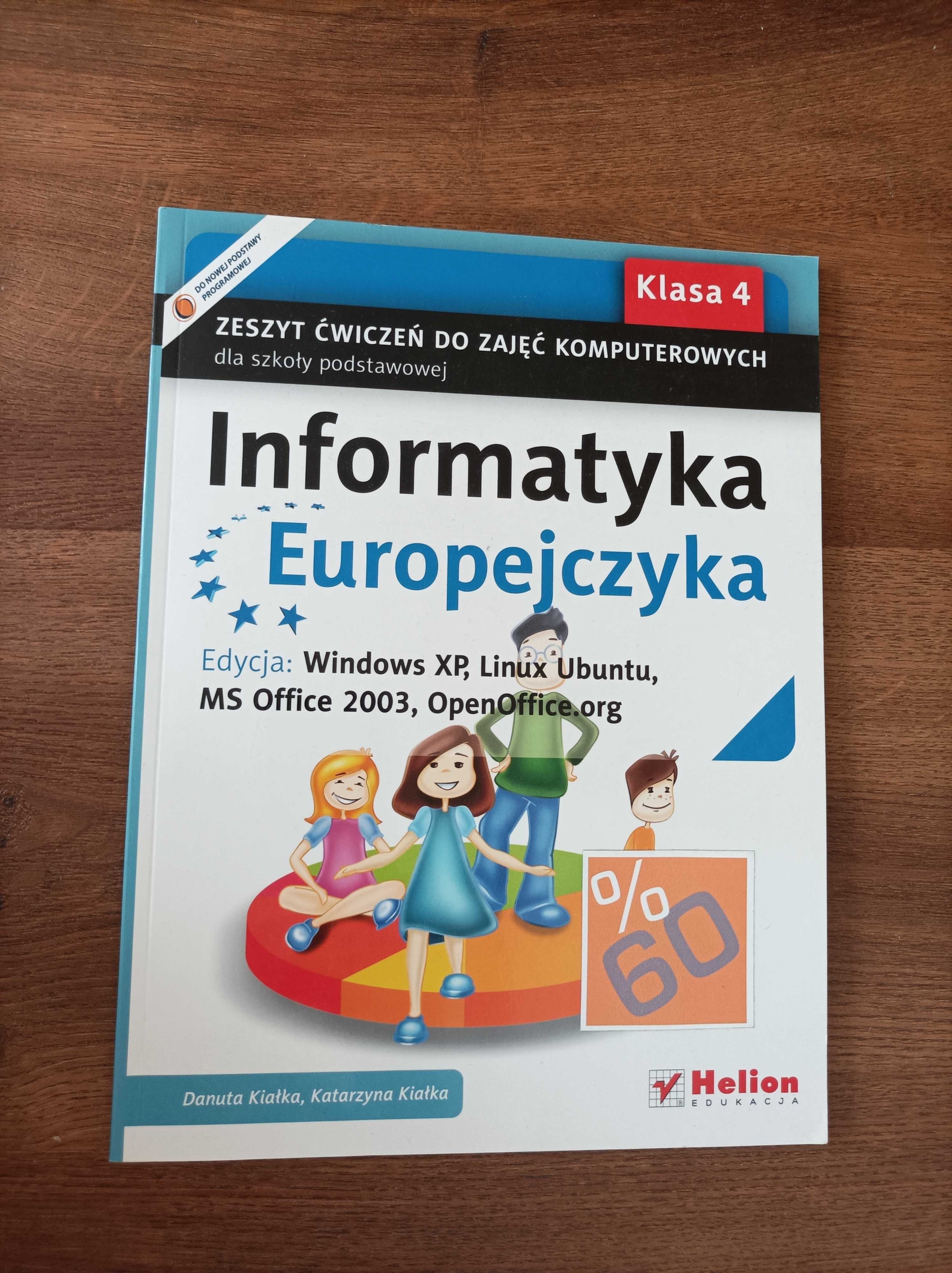 Informatyka Europejczyka - podręcznik klasa 4 szkoły podstawowej