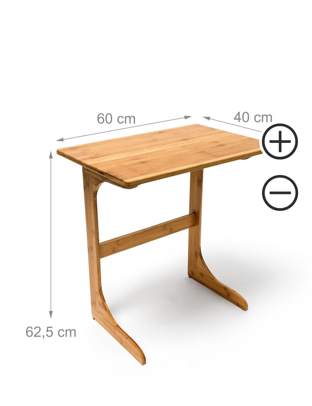 Bambusowy stolik pod laptopa
