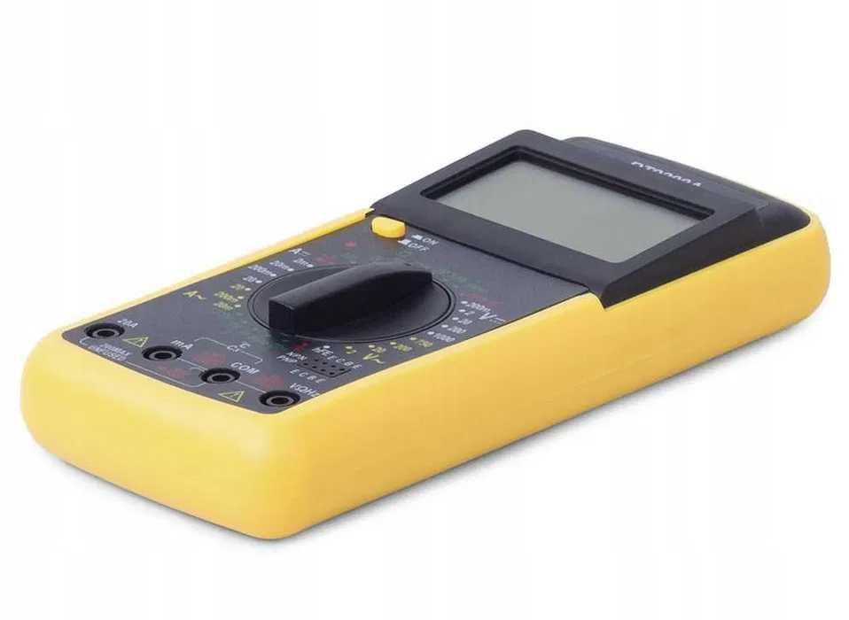 Multimetr ręczny miernik cyfrowy MULTIMETR LCD POMIAR TEMPERATURY