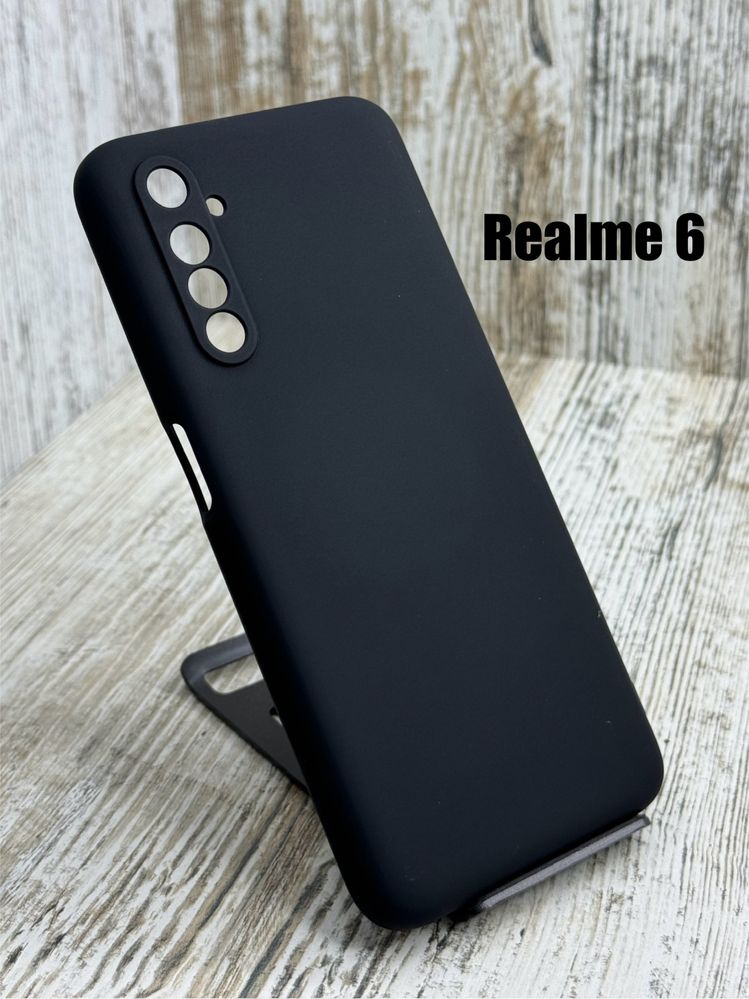 Чехол матовый на Realme 6/ Realme 6 Pro. Микрофибра чохол