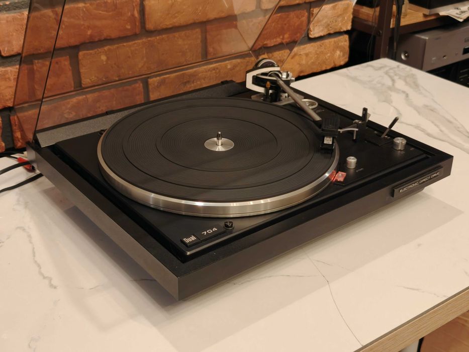 DUAL 704 ! Flagowy gramofon Direct Drive ! Shure V15 mkiii