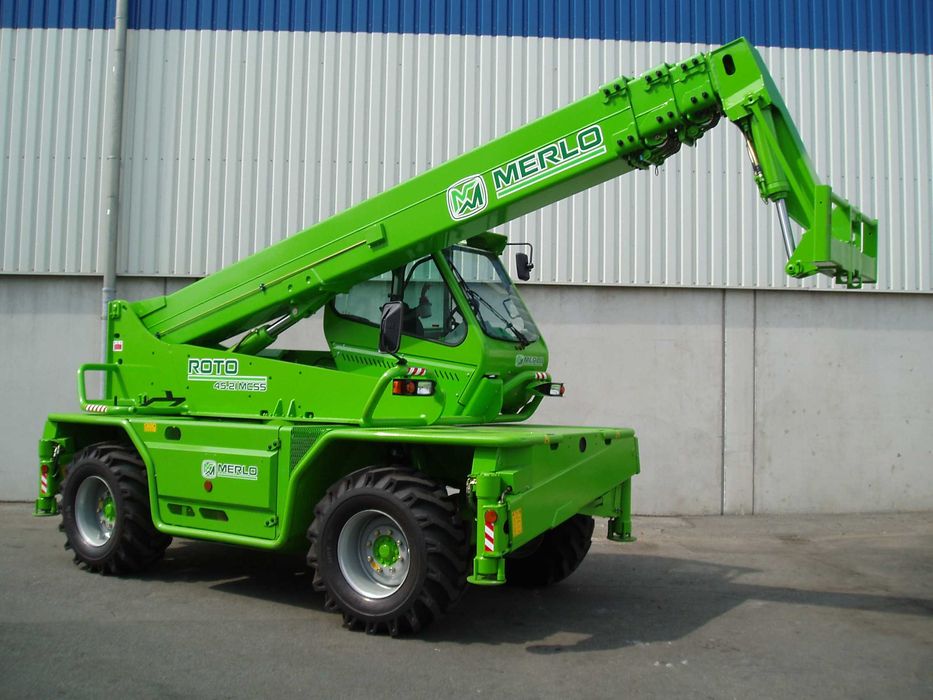 Wynajem ładowarki teleskopowej obrotowej Manitou MRT 2550, 2150 5t 25m