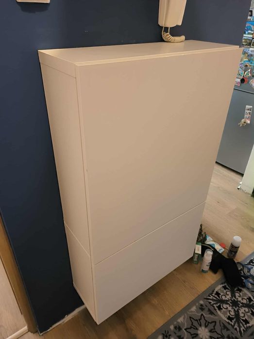 2* Szafki białe wiszące, Ikea