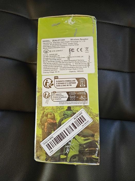 Bluetooth колонка Zealot S51 чорна