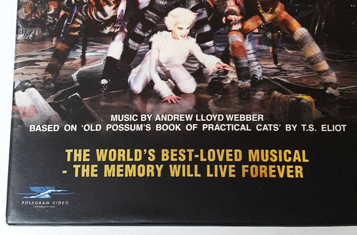 Cats Koty musical VHS Andrew Lloyd Webber