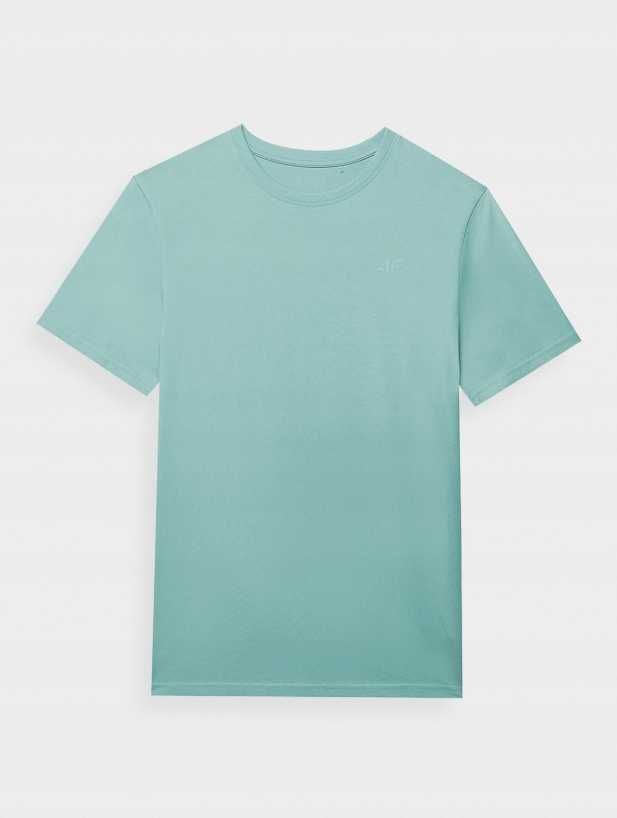 Koszulka Męska 4F Bawełna T-SHIRT TURKUS (SHM1154-47) -M WYSYŁKA 24H