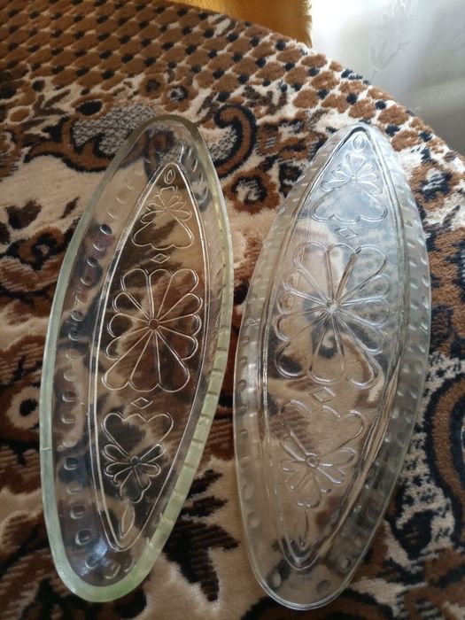 Селедочница   стеклянная прозрачная 6 штук