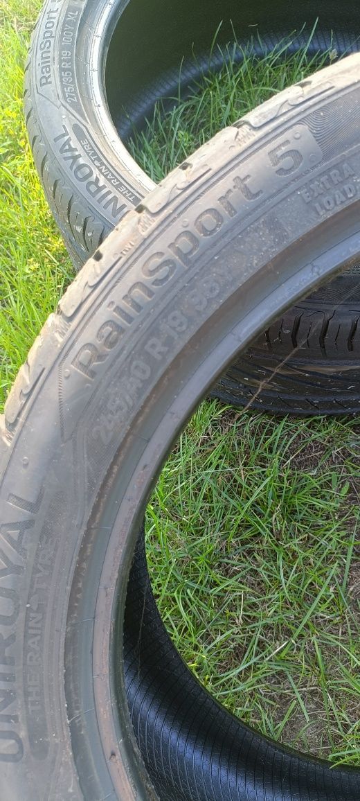 Opony letnie UNIROYAL R.19 2x275/35 i 2x 245/40