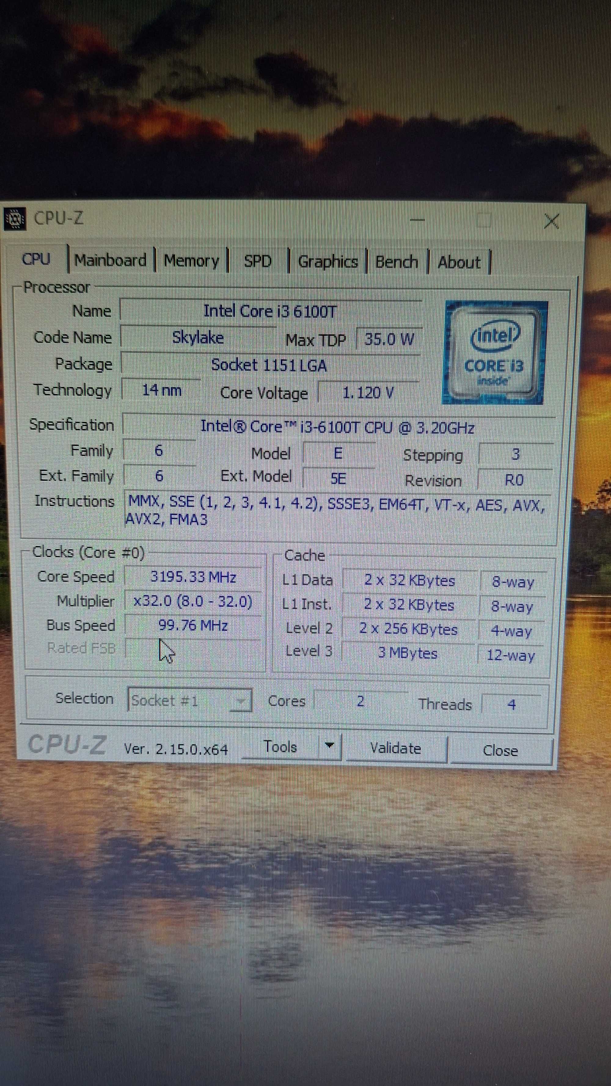 Komputer stacjonarny do nauki pracy i  gier i3 6100T GTX1050TI