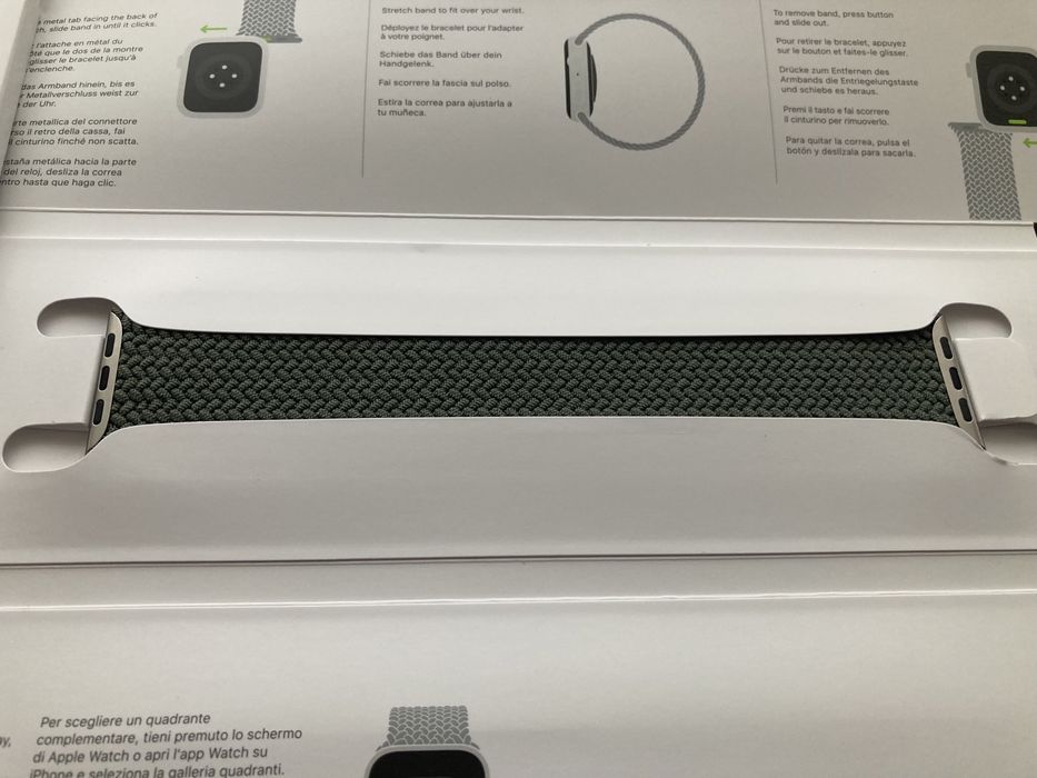 Ремешок оригинальный apple watch braided solo loop