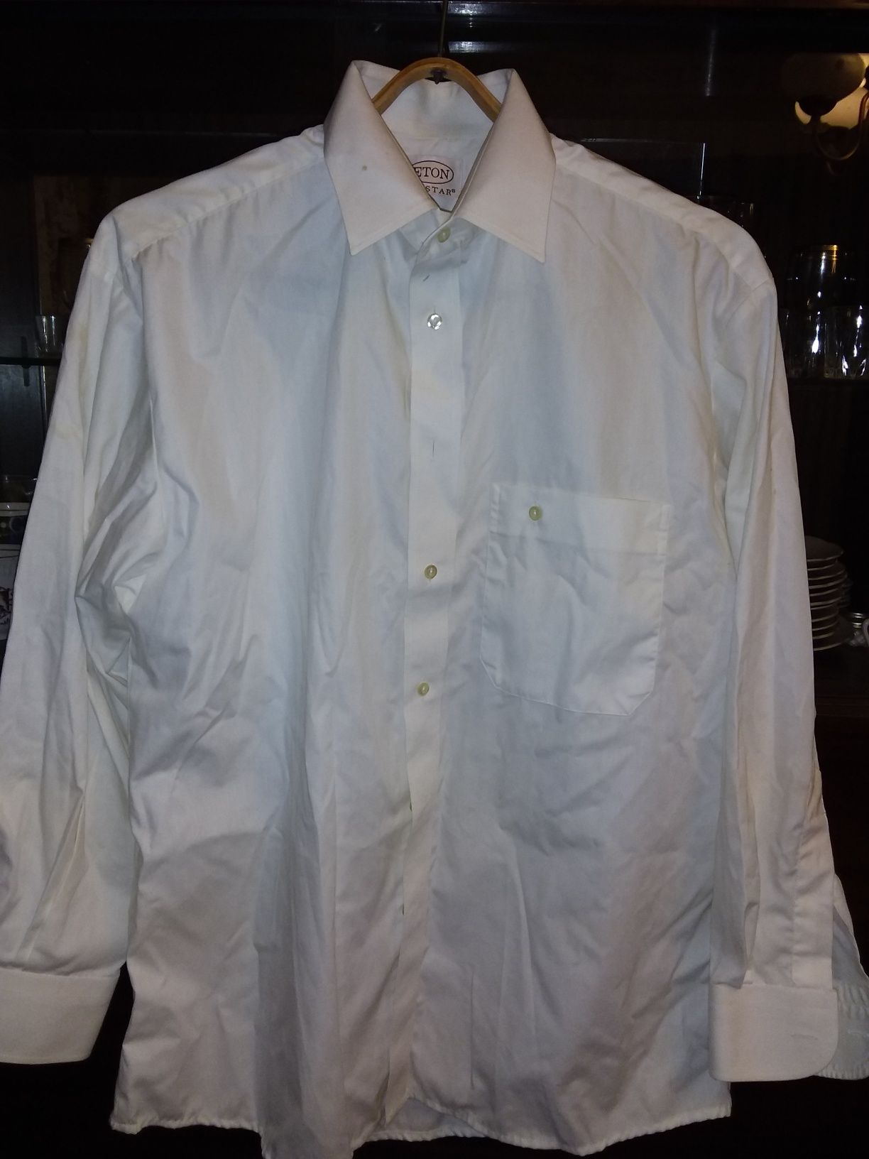 Рубашка мужская белая 46 размер