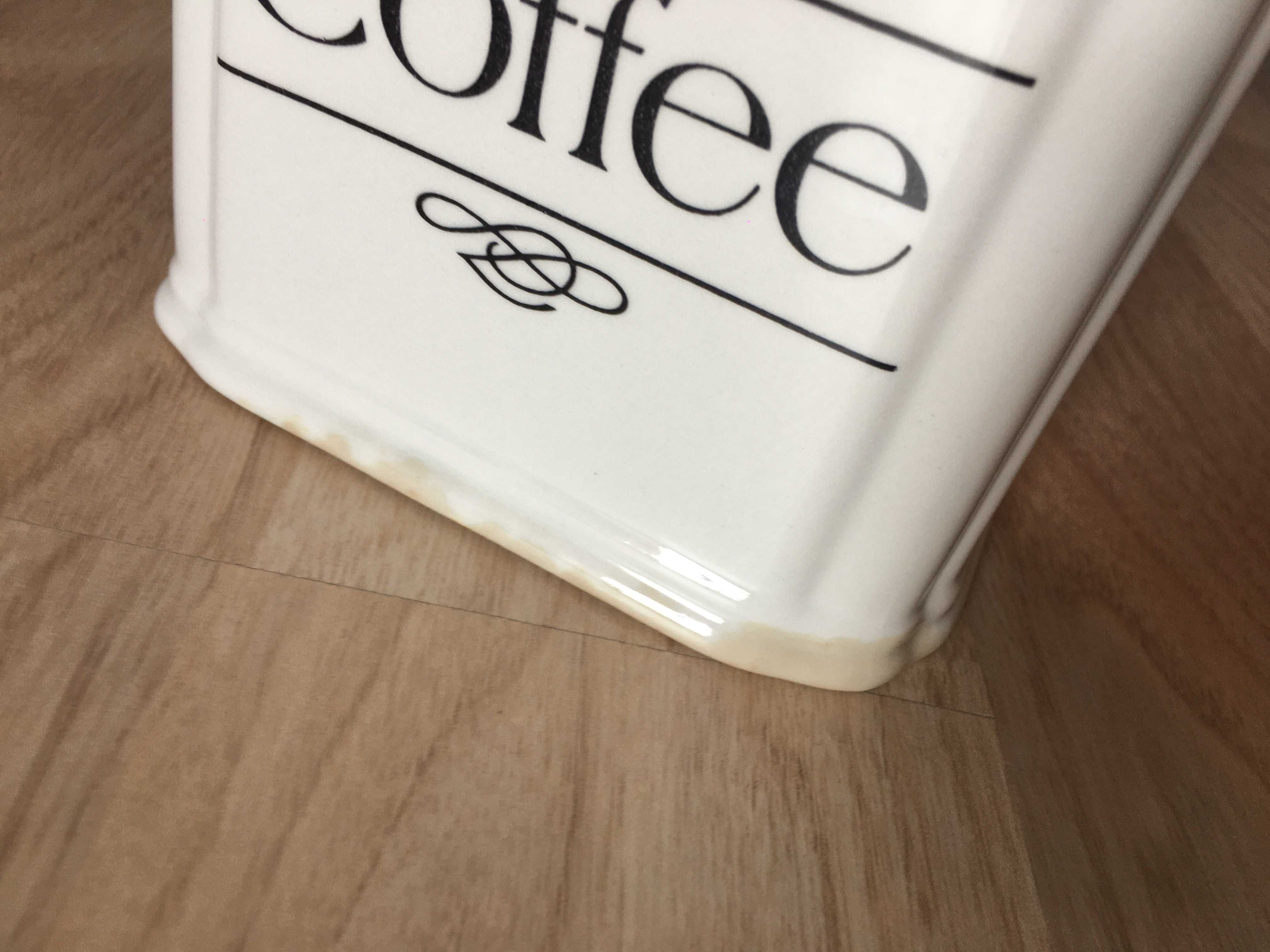 Słoik wazon ceramiczny na kawę z przykrywką coffee słodycze i inne