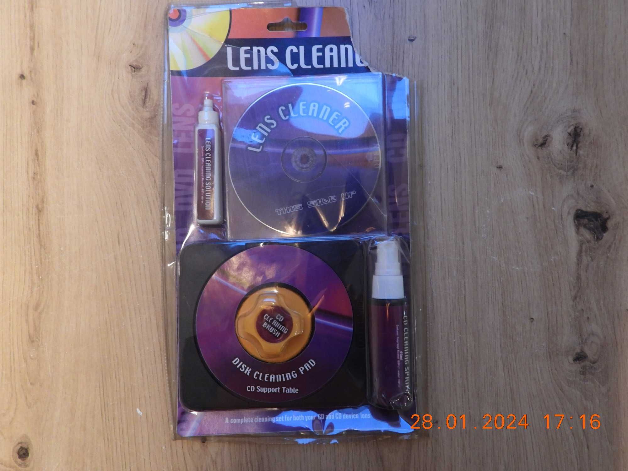 Zestaw do czyszczenia płyt CD/DVD