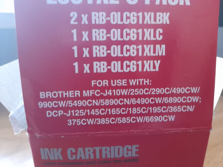Tinteiro Brother LC61 XL Pack 6