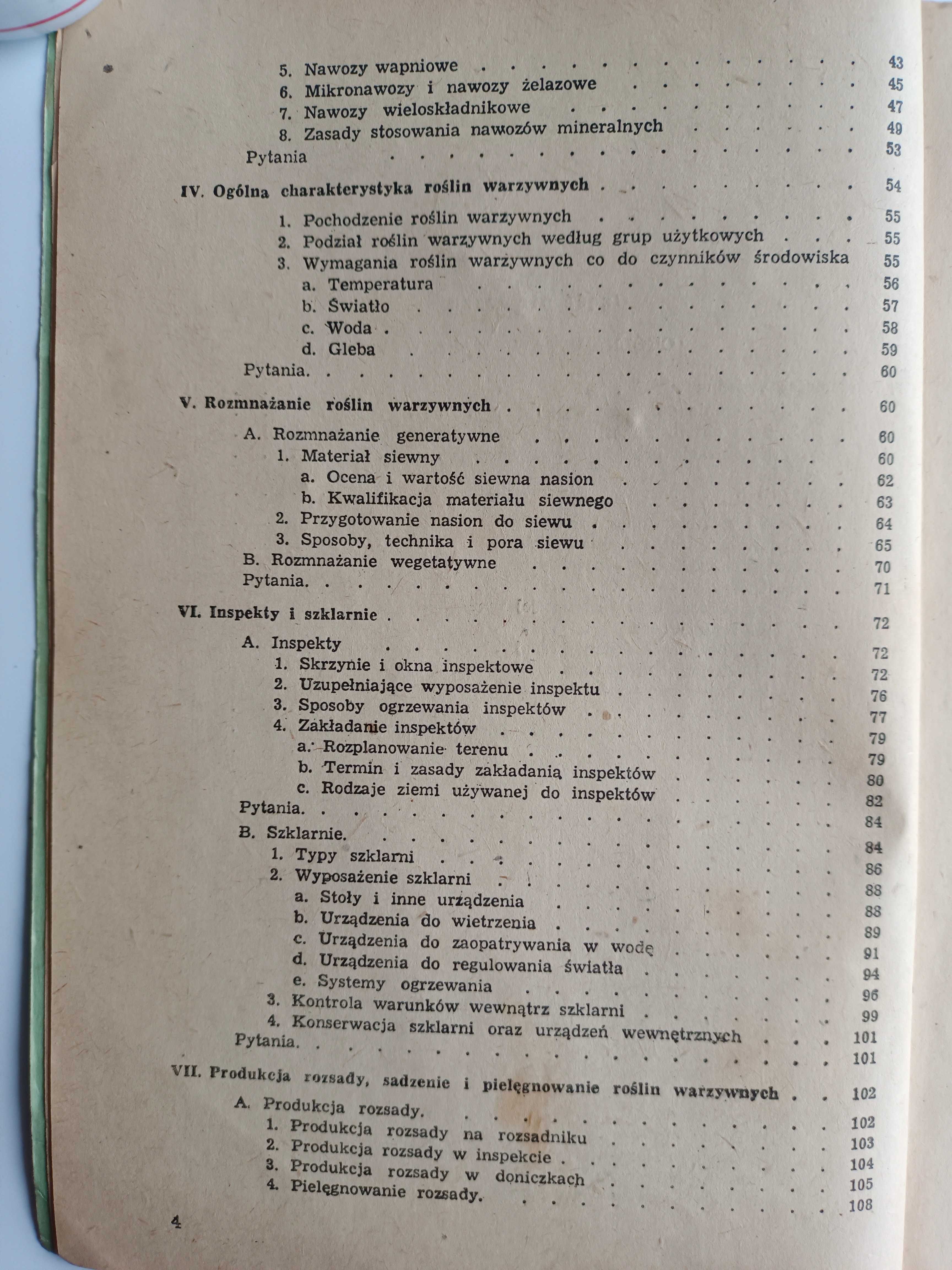 Warzywnictwo  Podręcznik dla szkół  ogrodniczych