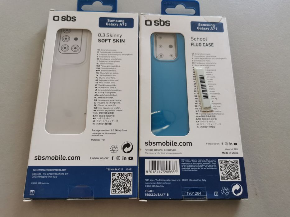 Etui nakładka case plecki do Samsung Galaxy A71 zestaw 2 sztuk