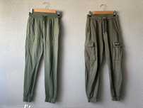 Bojowki dresowe dresy moro khaki z kieszeniami 140 146 dwie pary hm