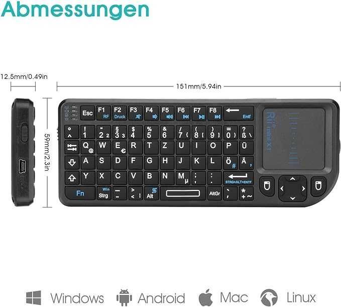 rii x1 mini klawiatura bezprzewodowa vv