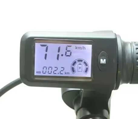 Ручка газу з екраном та замком запалювання 24-72V