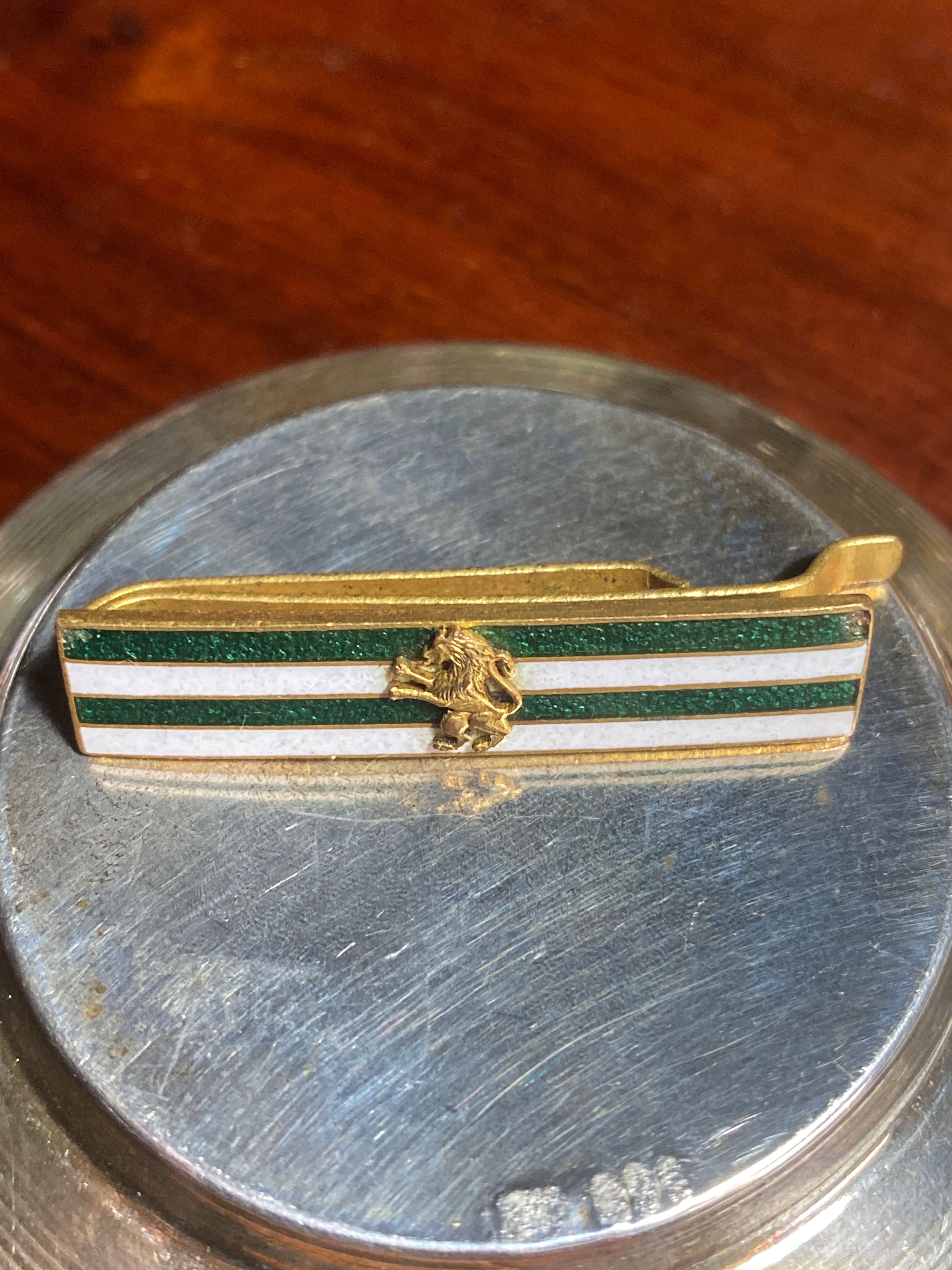 Alfinete travessão de gravata 4,3 cm Sporting Clube Portugal Anos 60