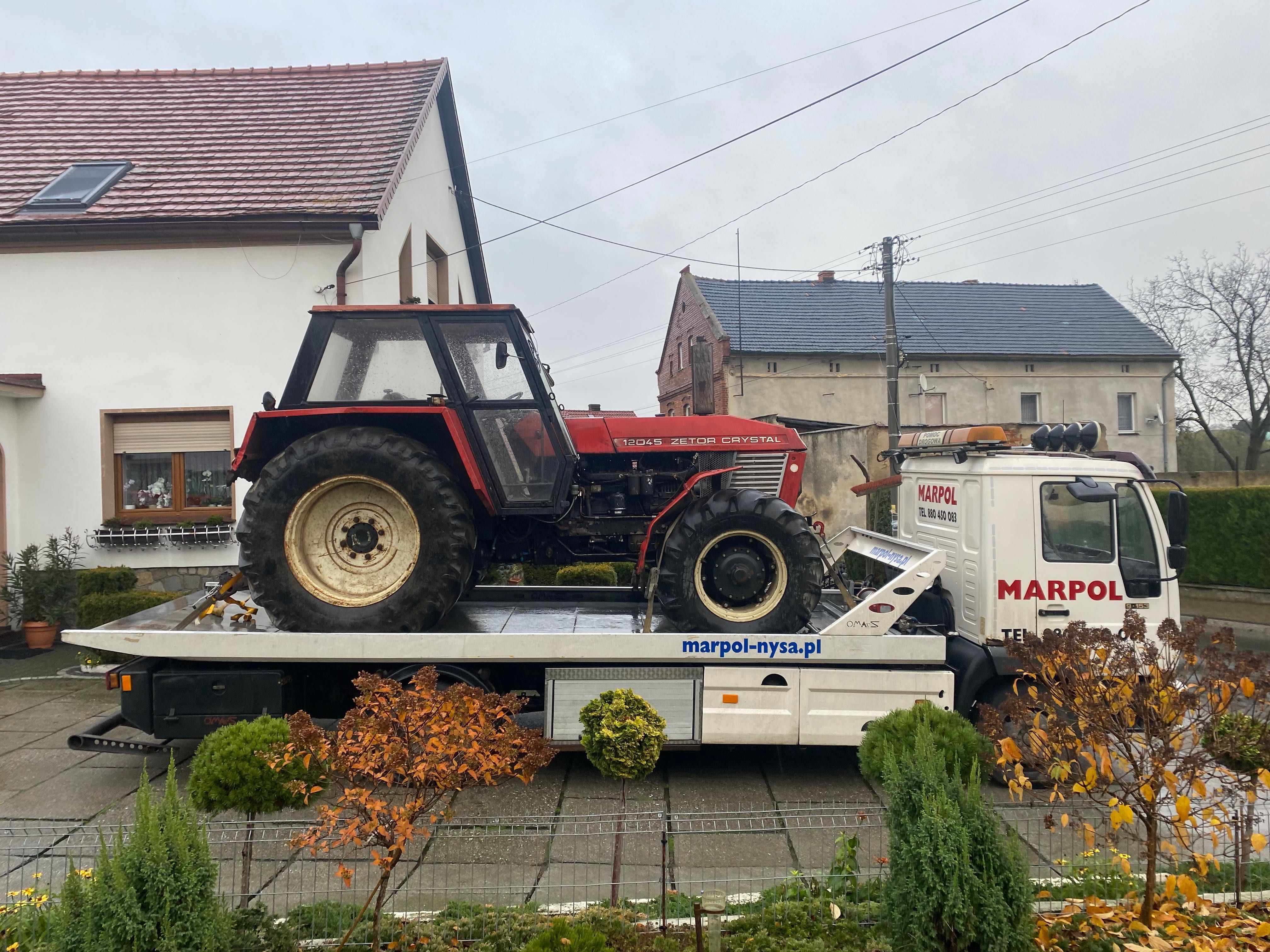 Transport maszyn, Pomoc drogowa Nysa