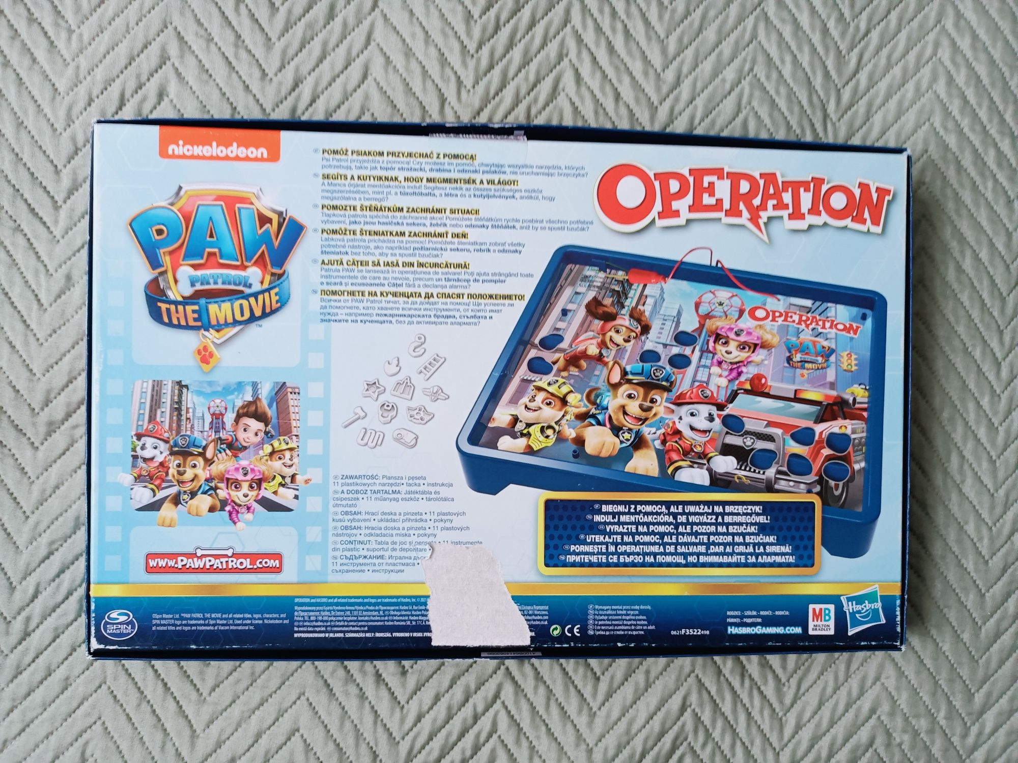 Gra Operacja gra planszowa gra zręcznościowa Operacja Hasbro