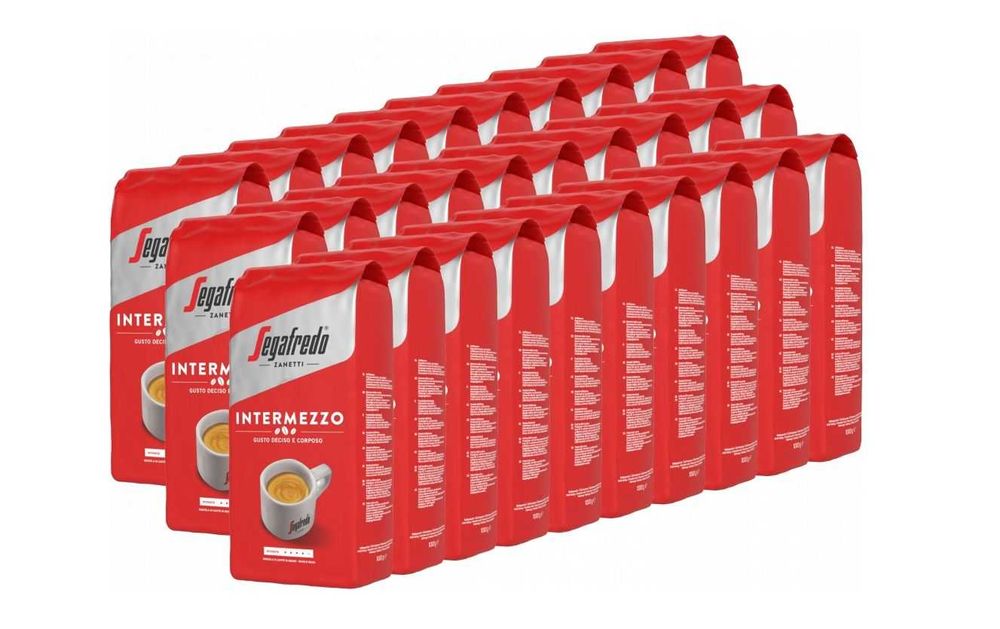 Segafredo Intermezzo kawa ziarnista x396 PALETA / WYPRZEDAŻ /