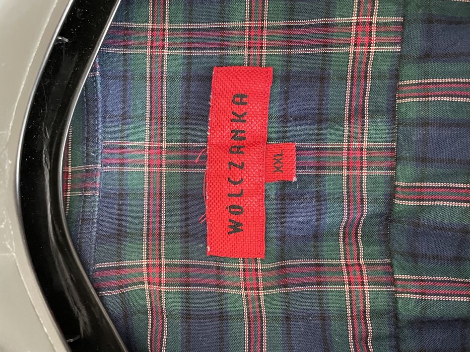 Koszula w kratkę Wólczanka XL