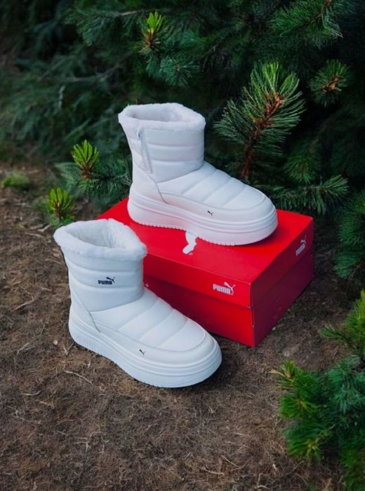 Жіночі зимові черевики Puma/дутики пума/сноубутсы/ботинки/сапожки пума