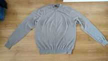 Rozmiar 4XL Sweter zapinany wełniany merino z akrylem Dressmann
