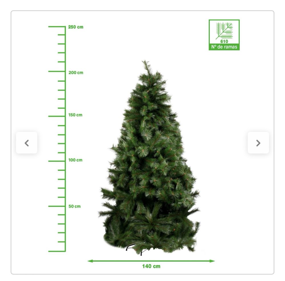 Árvore de Natal Montgomery - 2,10m