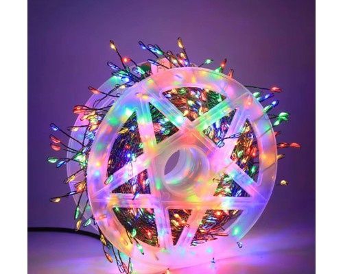 Гірлянда роса - мішура зелений дріт USB RGB, тепла 5, 10, 20, 30,