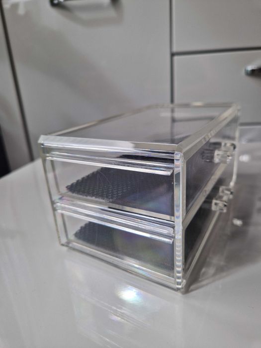 Organizer biurkowy / biurowy / na kosmetyki z szufladkami