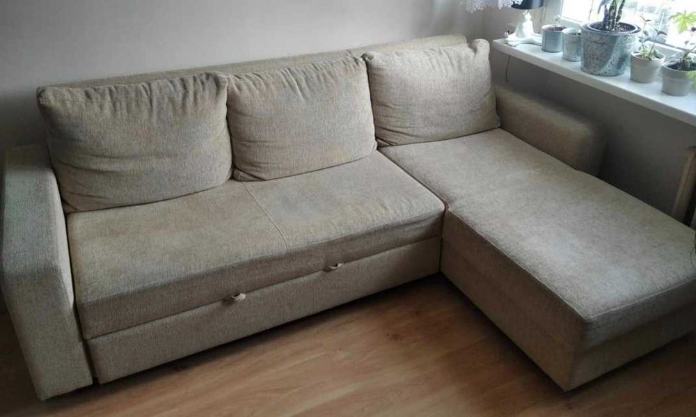 narożnik rozkładany z funkcją spania - możliwy transport