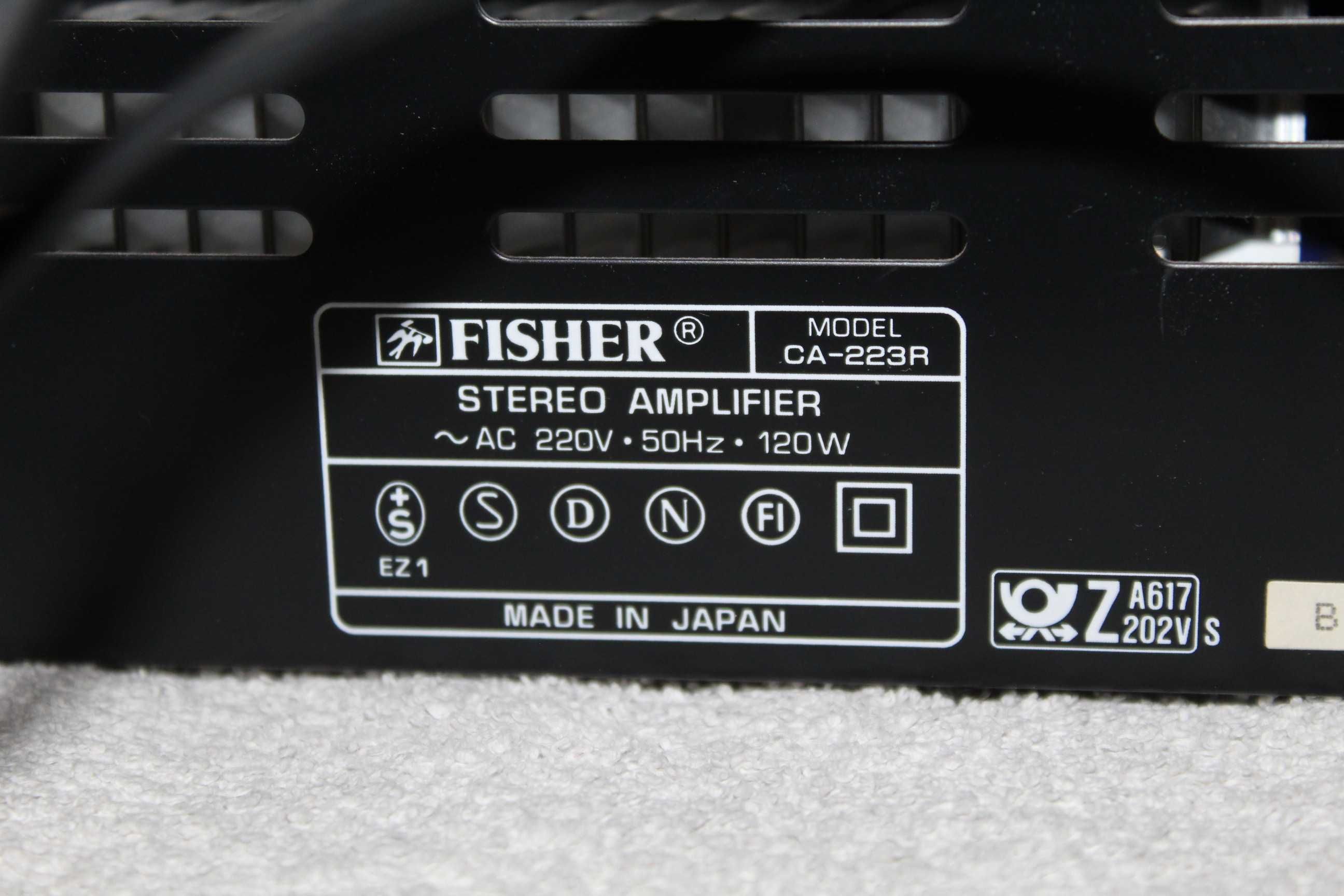 FISHER CA-223R Wieża wzmacniacz z equalizer tuner gramofon Wysyłka