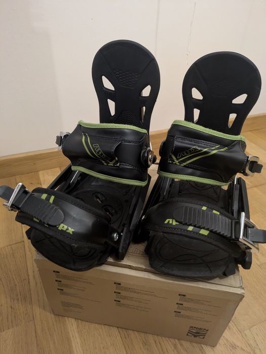 Raven S400 APX M L wiązania snowboardowe snowboard czarne Burton Union