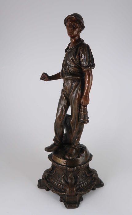 Escultura O Mineiro ("Le Mineur") 41 cm