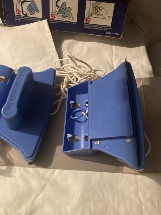 Lavar janelas com iman