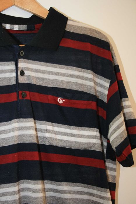 Polo às Riscas Coloridas